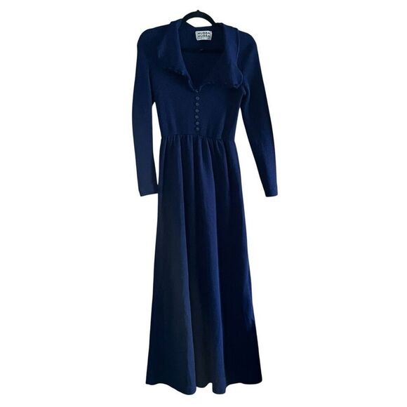 Vintage 1970s Full Length Prairie Style Dress - Picture 1 of 9
